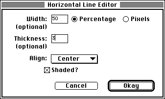 Horizontal Line Editor